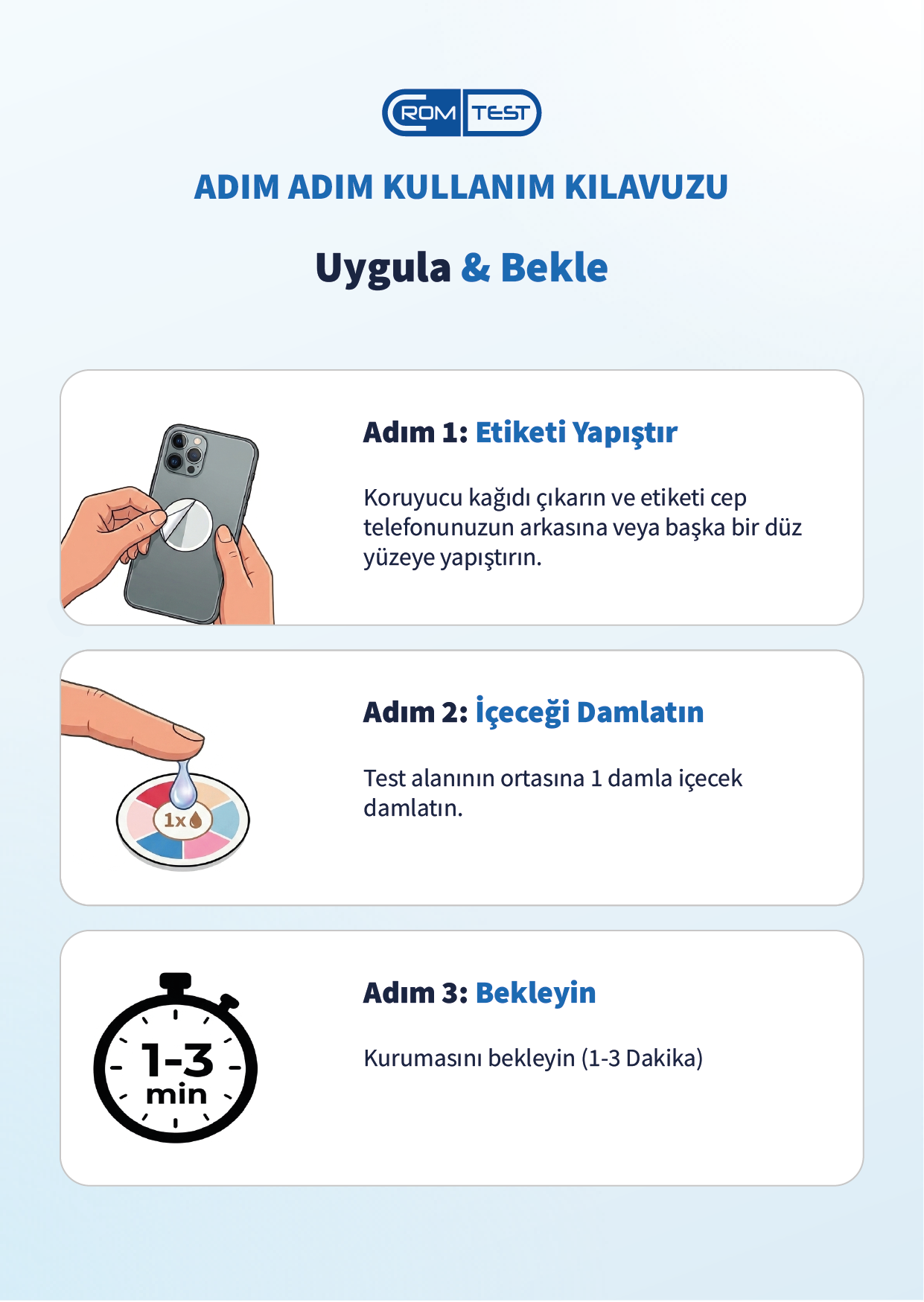 İçecek Güvenlik Testi kullanım kılavuzu