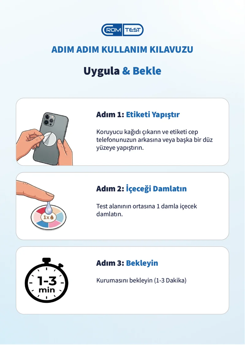 İçecek Güvenlik Testi kullanım kılavuzu